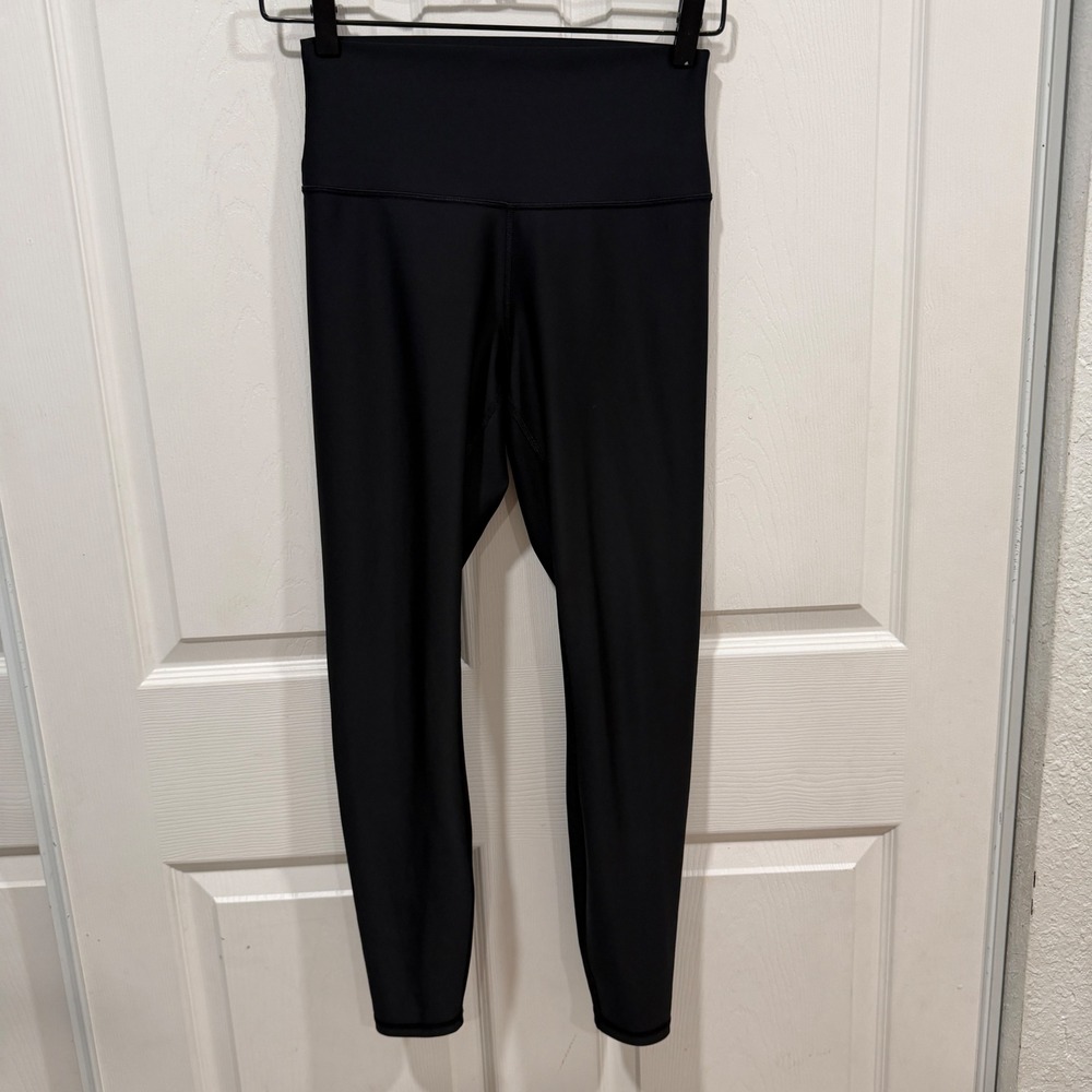 Alo Yoga High Waist Airbrush Leggings Black Size Small Activewear Bottoms